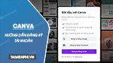 How to create a free Canva account with email