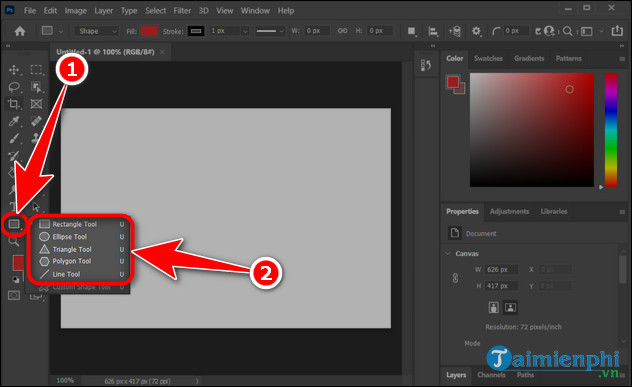 How to insert symbols in photoshop 2