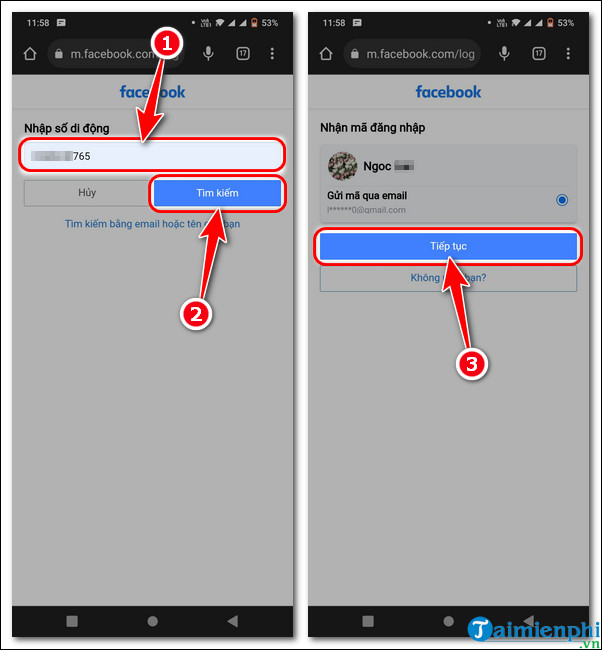 How to reset facebook when mating sim on Android
