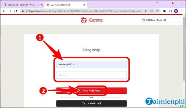 how to connect lmht garena with riot games
