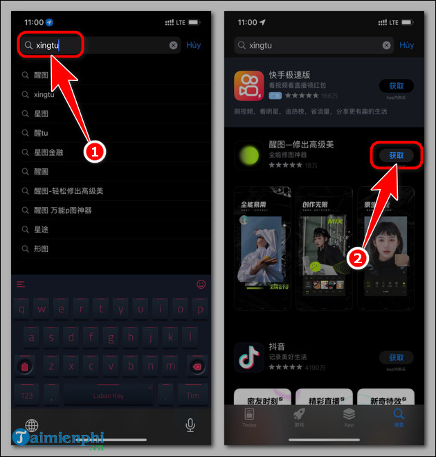 How to use xingtu editing software on ios can