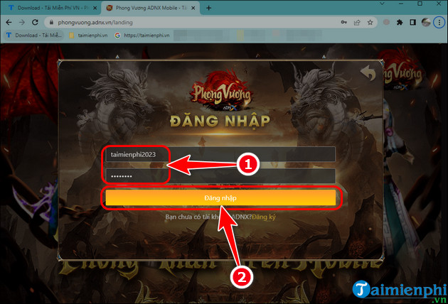 how to play first game adnx mobile
